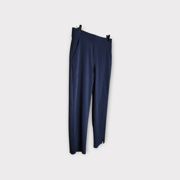 Athleta Womens Brooklyn Ankle Pants Size 2 XS Navy Blue Mid Rise Straight Leg - Picture 3 of 6